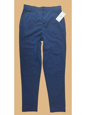 Zelos Mens Navy Blue Chino Pants Size 32X32 NWT